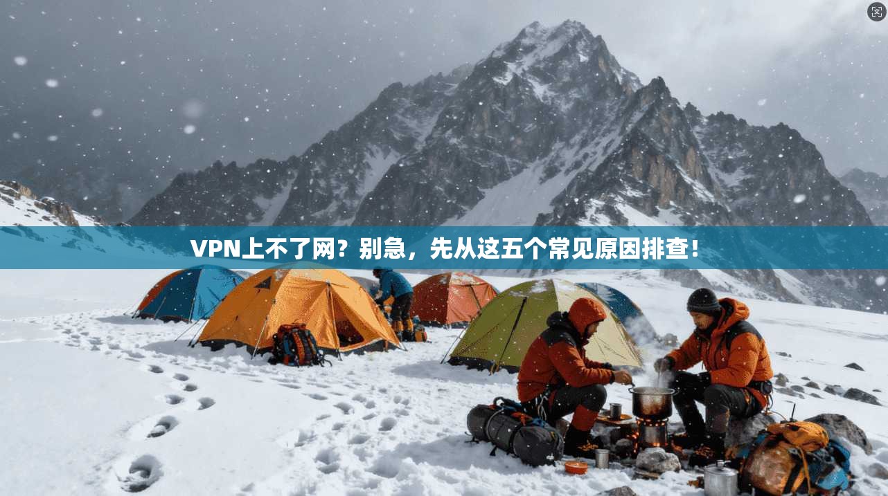 VPN上不了网?别急,先从这五个常见原因排查!