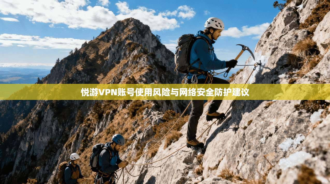 悦游VPN账号使用风险与网络安全防护建议