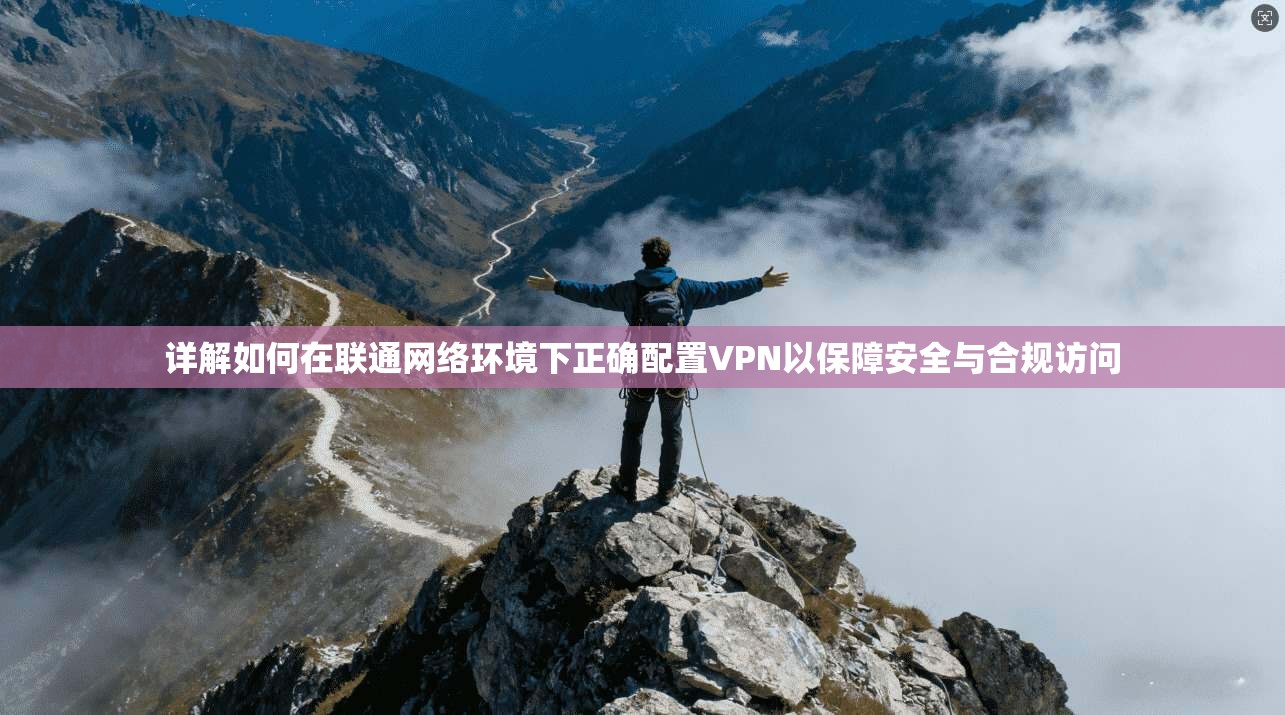 详解如何在联通网络环境下正确配置VPN以保障安全与合规访问