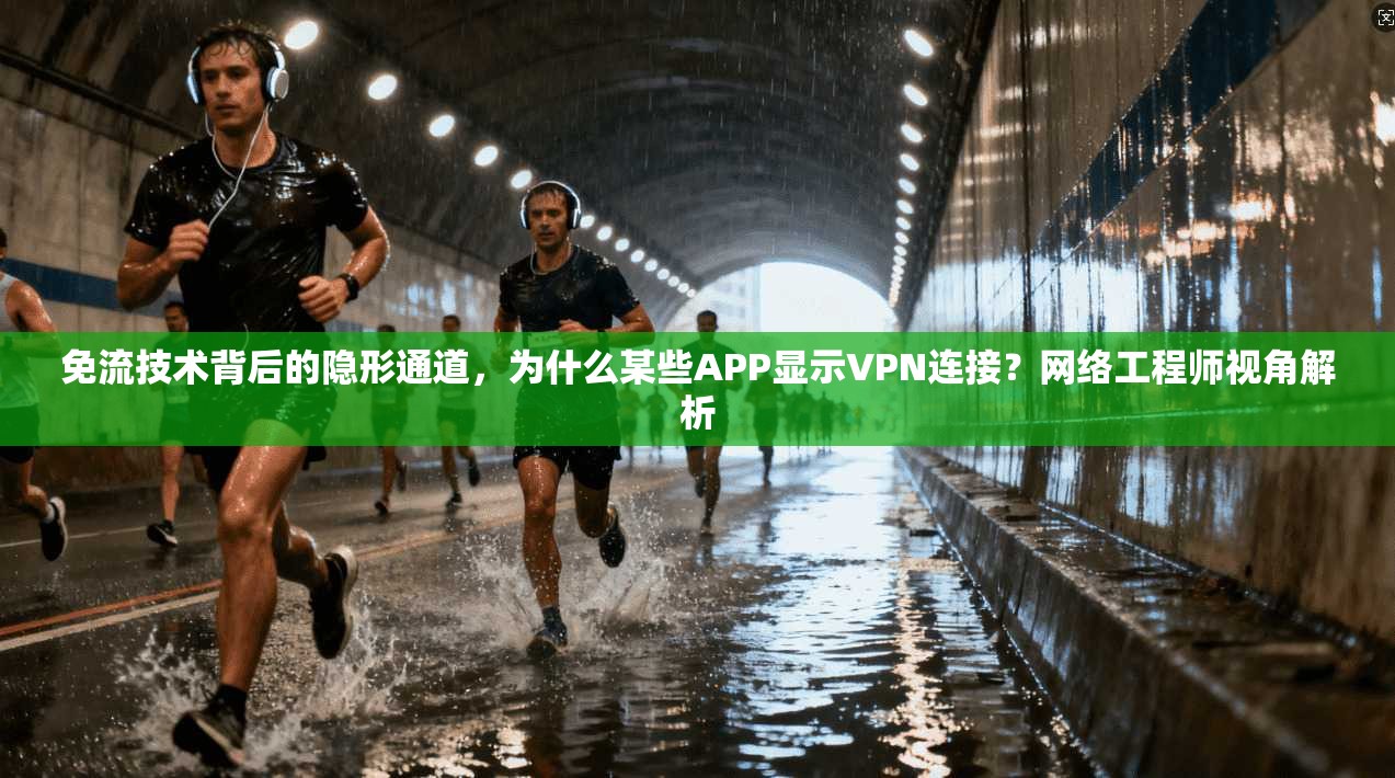 免流技术背后的隐形通道，为什么某些APP显示VPN连接？网络工程师视角解析