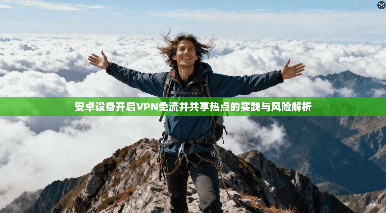 安卓设备开启VPN免流并共享热点的实践与风险解析 安卓设备开启VPN免流并共享热点的实践与风险解析