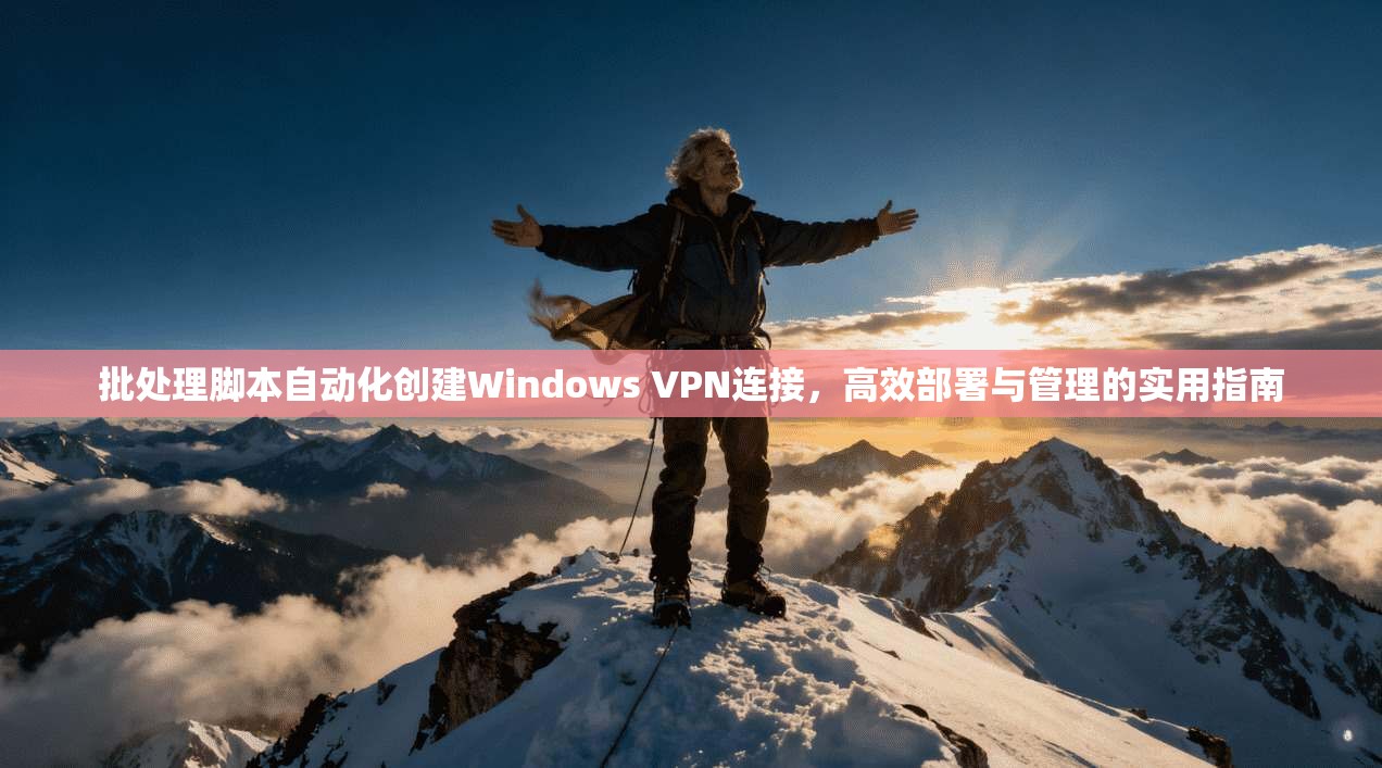 批处理脚本自动化创建Windows VPN连接，高效部署与管理的实用指南