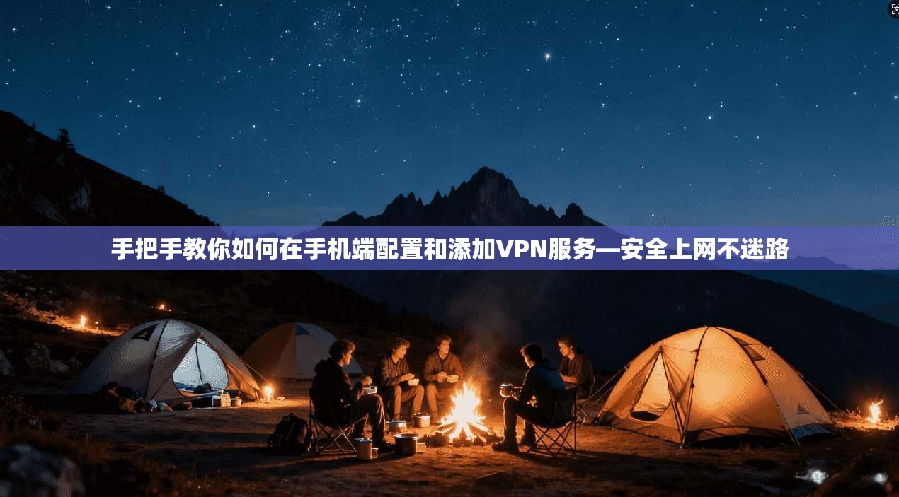 手把手教你如何在手机端配置和添加VPN服务—安全上网不迷路