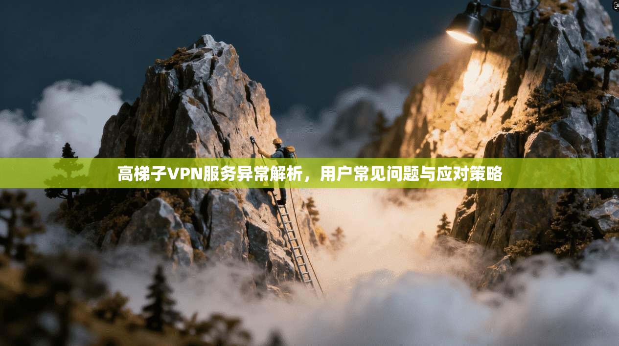 高梯子VPN服务异常解析，用户常见问题与应对策略