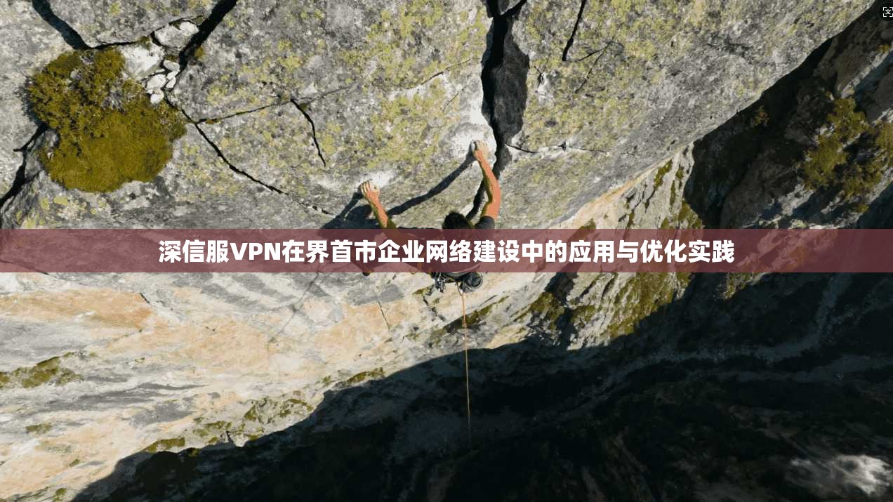 深信服VPN在界首市企业网络建设中的应用与优化实践
