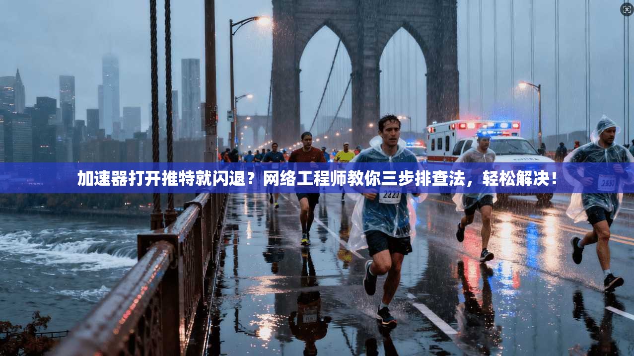 加速器打开推特就闪退？网络工程师教你三步排查法，轻松解决！